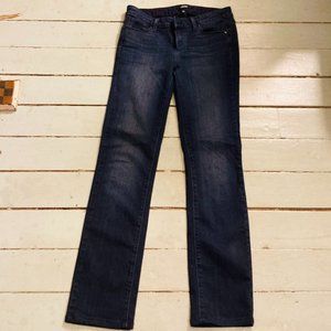 PAIGE Women's Skyline Deep Indigo Blue Premium Denim Size 28